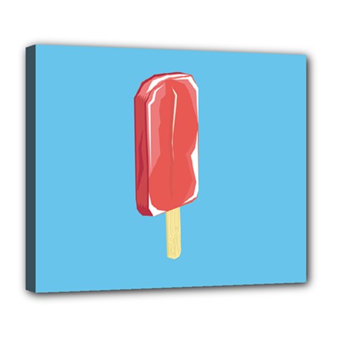 Ice Cream Deluxe Canvas 24  X 20  (stretched) by Mariart