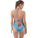 Ice Cream Halter Cut-Out One Piece Swimsuit View2