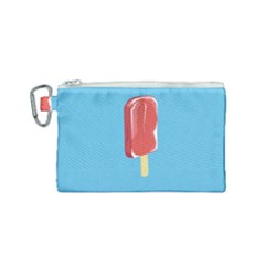 Ice Cream Canvas Cosmetic Bag (small) by Mariart