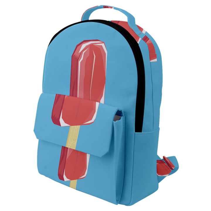 Ice Cream Flap Pocket Backpack (Small)