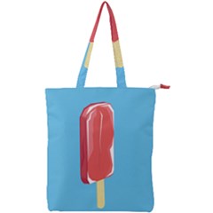 Ice Cream Double Zip Up Tote Bag