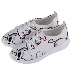 Illustration Vector Skull Women s Lightweight Sports Shoes