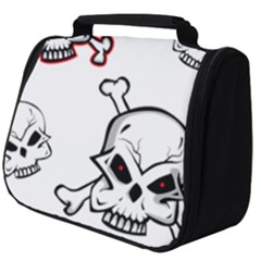 Illustration Vector Skull Full Print Travel Pouch (big)