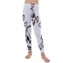 Illustration Vector Skull Kids  Lightweight Velour Leggings