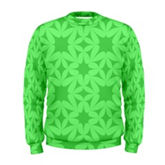 Green Magenta Wallpaper Seamless Pattern Men s Sweatshirt by Mariart