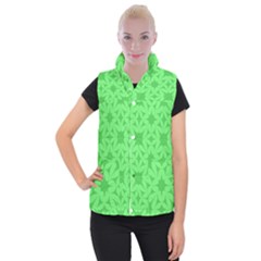 Green Magenta Wallpaper Seamless Pattern Women s Button Up Vest by Mariart