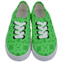 Green Magenta Wallpaper Seamless Pattern Kids  Classic Low Top Sneakers View1