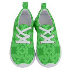 Green Magenta Wallpaper Seamless Pattern Running Shoes by Mariart