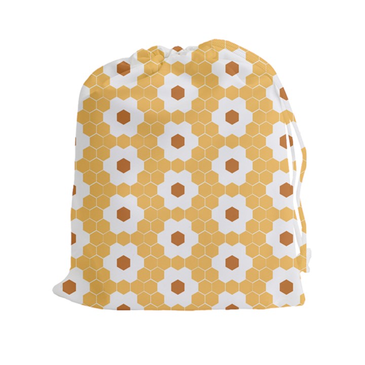 Hexagon Honeycomb Drawstring Pouch (XXL)