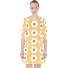 Hexagon Honeycomb Pocket Dress