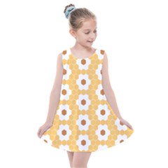 Hexagon Honeycomb Kids  Summer Dress