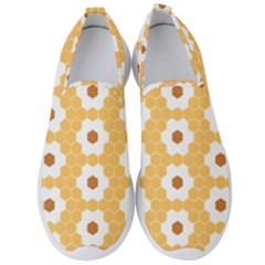 Hexagon Honeycomb Men s Slip On Sneakers