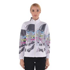 Illustration Skull Rainbow Winter Jacket by Mariart