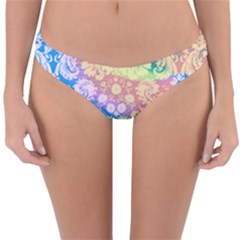 Hippie Fabric Background Tie Dye Reversible Hipster Bikini Bottoms by Mariart