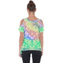 Hippie Fabric Background Tie Dye Cut Out Side Drop Tee View2