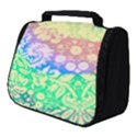 Hippie Fabric Background Tie Dye Full Print Travel Pouch (Small) View1