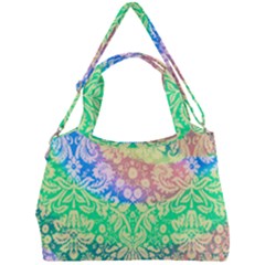 Hippie Fabric Background Tie Dye Double Compartment Shoulder Bag