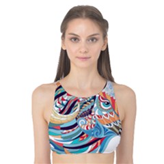 Goat Sheep Ethnic Tank Bikini Top by Mariart