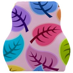 Leaves Background Beautiful Car Seat Velour Cushion 