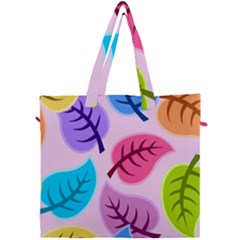 Leaves Background Beautiful Canvas Travel Bag