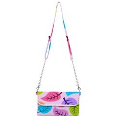 Leaves Background Beautiful Mini Crossbody Handbag