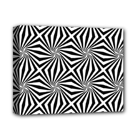 Line Stripe Pattern Deluxe Canvas 14  X 11  (stretched) by Mariart