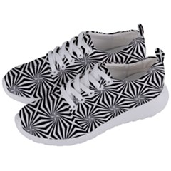 Line Stripe Pattern Men s Lightweight Sports Shoes