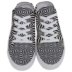 Line Stripe Pattern Half Slippers