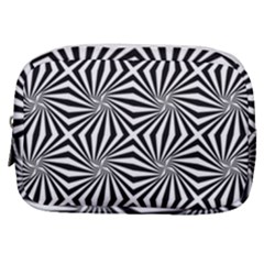 Line Stripe Pattern Make Up Pouch (small)