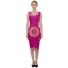 Morroco Tile Traditional Sleeveless Pencil Dress