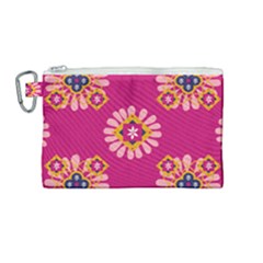 Morroco Tile Traditional Canvas Cosmetic Bag (medium)