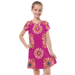 Morroco Tile Traditional Kids  Cross Web Dress by Mariart