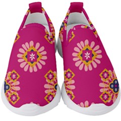 Morroco Tile Traditional Kids  Slip On Sneakers by Mariart