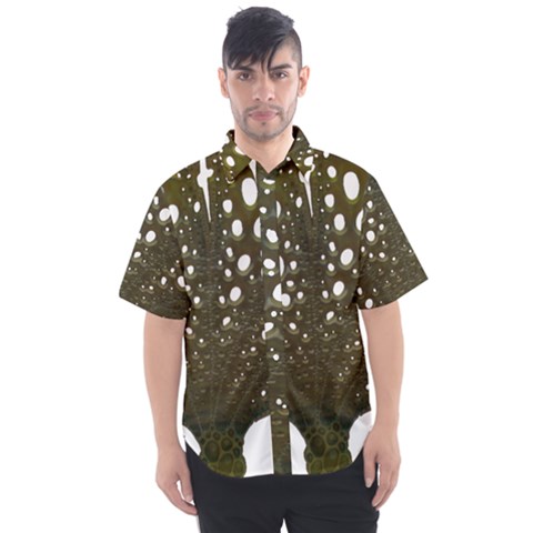 Leaf Tree Men s Short Sleeve Shirt by Mariart