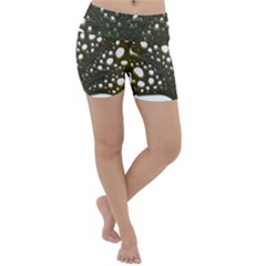 Leaf Tree Lightweight Velour Yoga Shorts