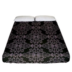 Line Geometry Fitted Sheet (california King Size) by Mariart