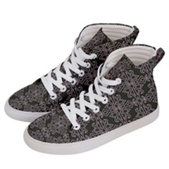 Line Geometry Men s Hi-top Skate Sneakers by Mariart