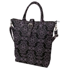 Line Geometry Buckle Top Tote Bag by Mariart