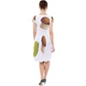 Leaves Mushrooms Cap Sleeve Midi Dress View2