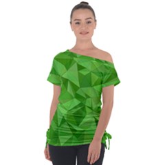 Mosaic Tile Geometrical Abstract Tie-up Tee