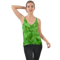 Mosaic Tile Geometrical Abstract Chiffon Cami