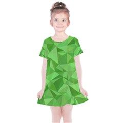 Mosaic Tile Geometrical Abstract Kids  Simple Cotton Dress