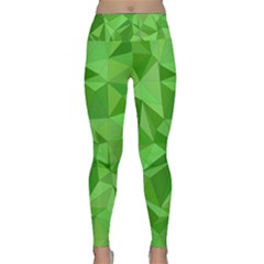 Mosaic Tile Geometrical Abstract Lightweight Velour Classic Yoga Leggings