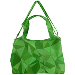 Mosaic Tile Geometrical Abstract Double Compartment Shoulder Bag