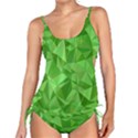 Mosaic Tile Geometrical Abstract Tankini Set View1