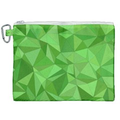 Mosaic Tile Geometrical Abstract Canvas Cosmetic Bag (xxl)