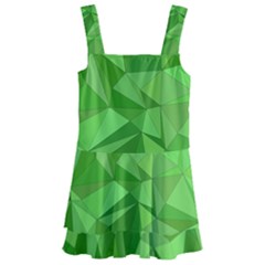 Mosaic Tile Geometrical Abstract Kids  Layered Skirt Swimsuit