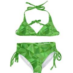 Mosaic Tile Geometrical Abstract Kids  Classic Bikini Set