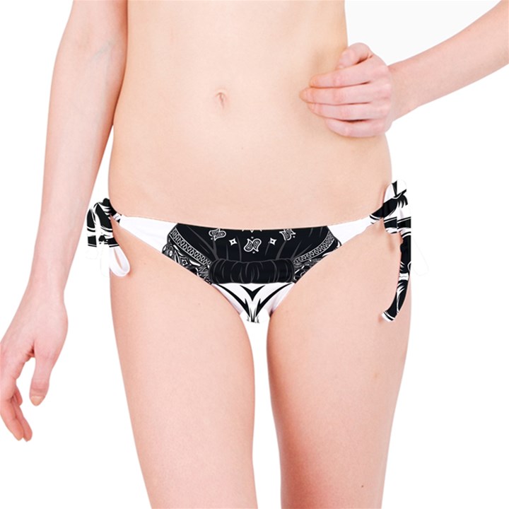 Kerchief Human Skull Bikini Bottom