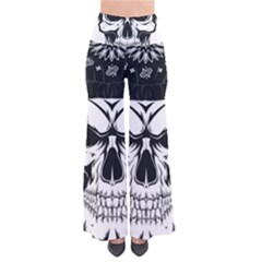 Kerchief Human Skull So Vintage Palazzo Pants by Mariart